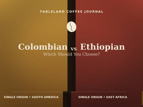 Colombian vs Ethiopian Coffee: Which Should You Choose?