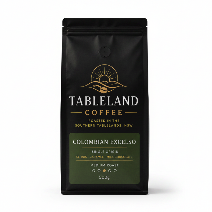 Colombian Excelso — white background