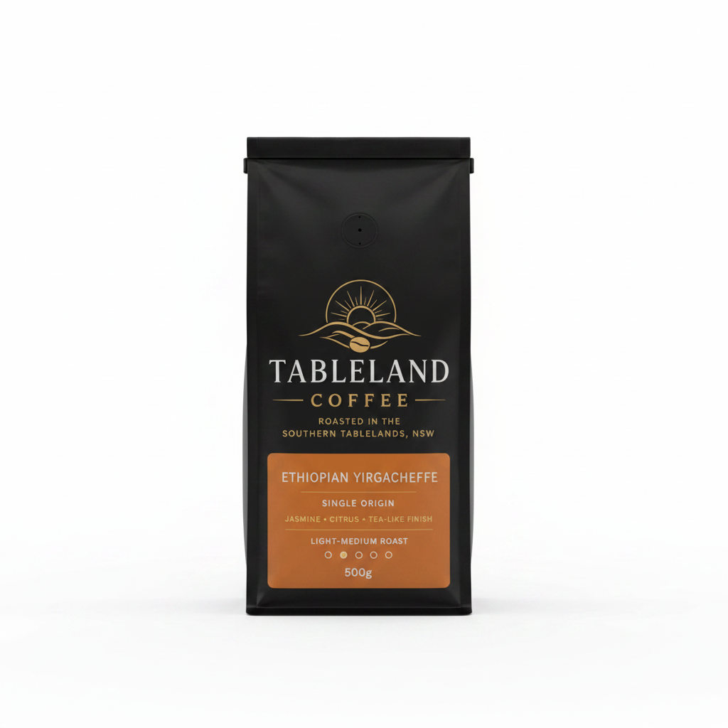 Ethiopian Yirgacheffe — white background
